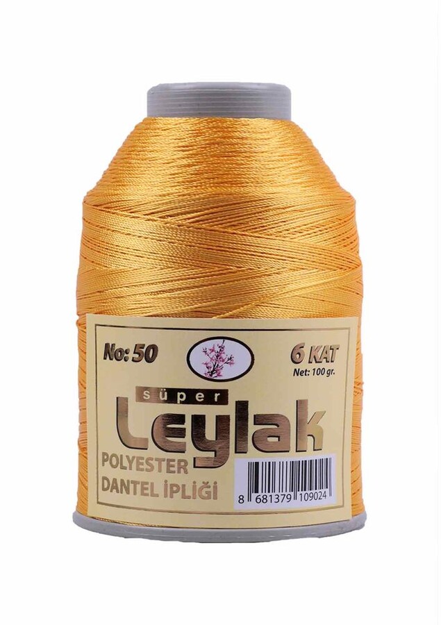 LEYLAK POLYESTER DANTEL İPİ 100 GR NO 50 6 ADET - Thumbnail