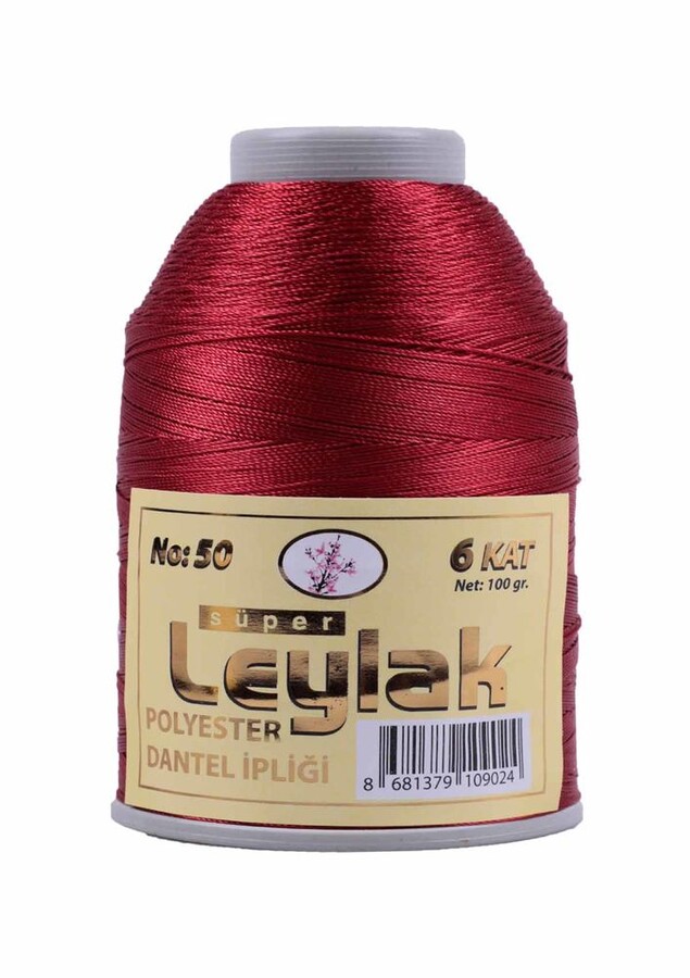 LEYLAK POLYESTER DANTEL İPİ 100 GR NO 50 6 ADET - Thumbnail