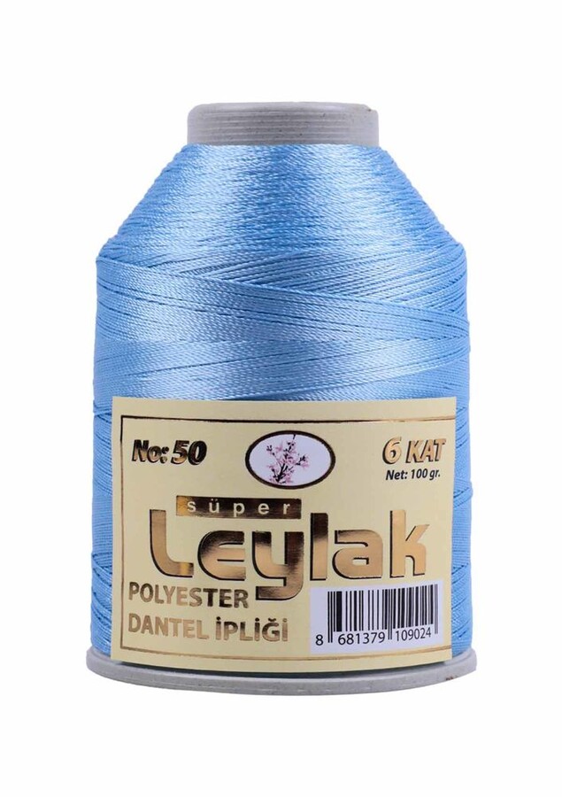 LEYLAK POLYESTER DANTEL İPİ 100 GR NO 50 6 ADET - Thumbnail