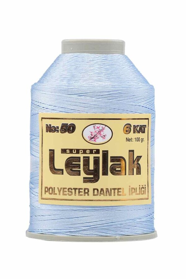 LEYLAK POLYESTER DANTEL İPİ 100 GR NO 50 6 ADET - Thumbnail