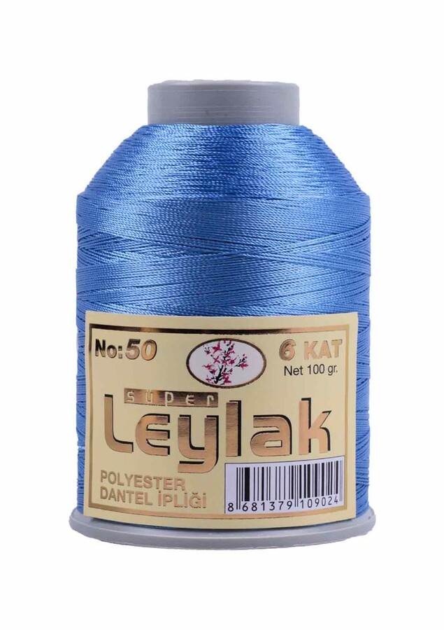 LEYLAK POLYESTER DANTEL İPİ 100 GR NO 50 6 ADET - Thumbnail