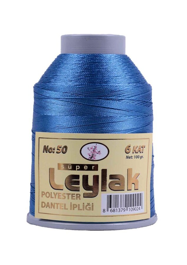 LEYLAK POLYESTER DANTEL İPİ 100 GR NO 50 6 ADET - Thumbnail