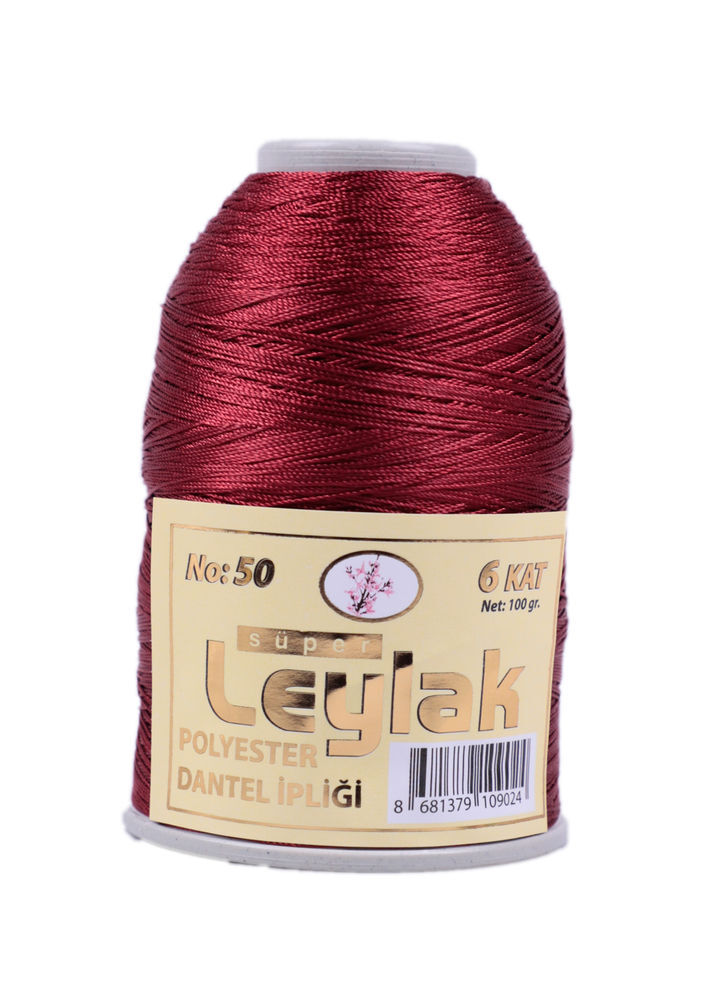 LEYLAK POLYESTER DANTEL İPİ 100 GR NO 50 6 ADET