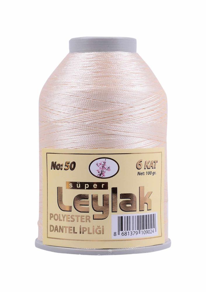 LEYLAK POLYESTER DANTEL İPİ 100 GR NO 50 6 ADET