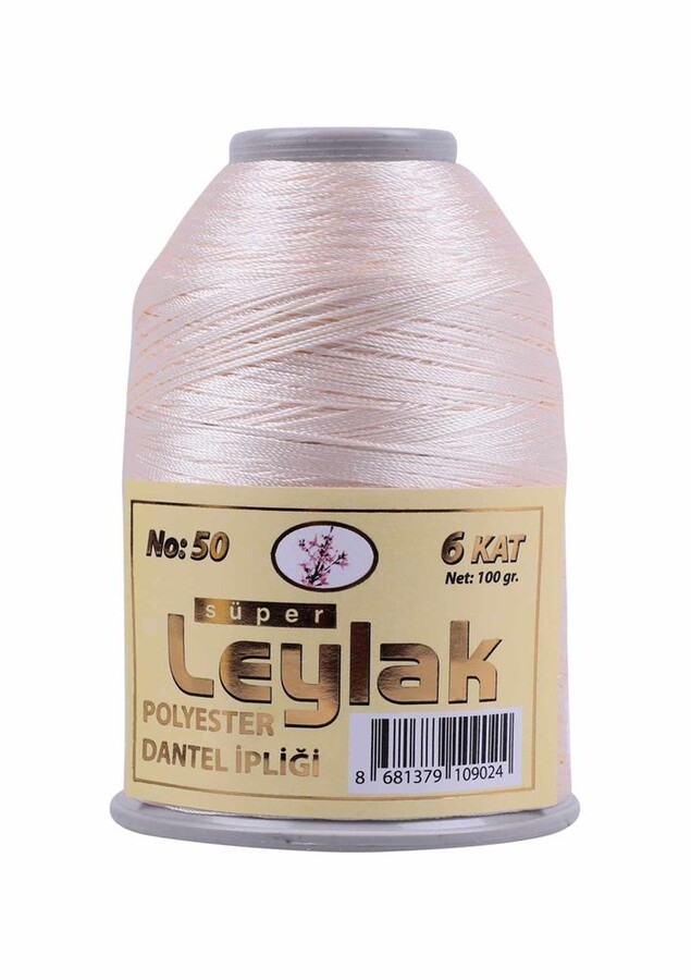 LEYLAK POLYESTER DANTEL İPİ 100 GR NO 50 6 ADET - Thumbnail