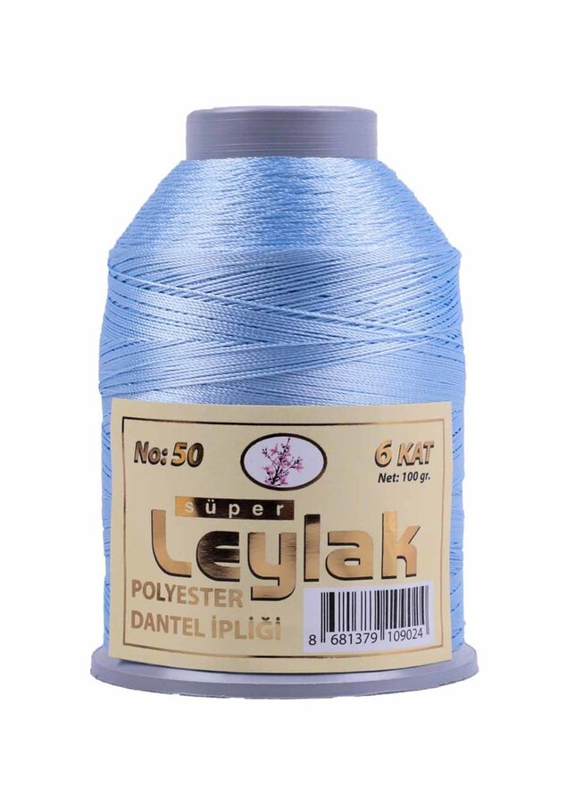 LEYLAK POLYESTER DANTEL İPİ 100 GR NO 50 6 ADET - Thumbnail