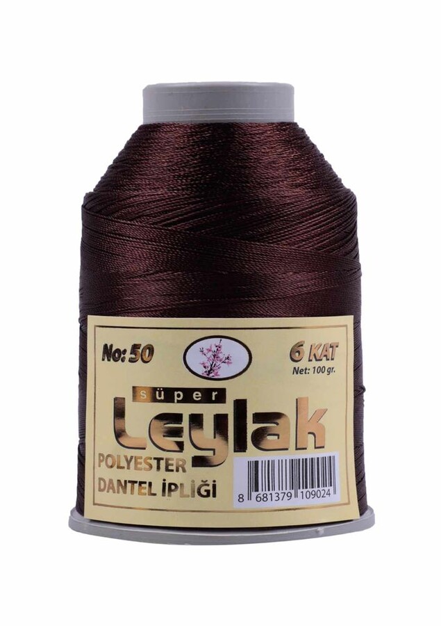 LEYLAK POLYESTER DANTEL İPİ 100 GR NO 50 6 ADET - Thumbnail