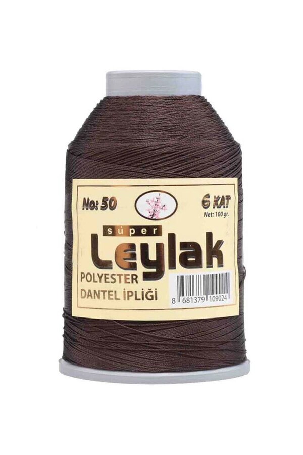 LEYLAK POLYESTER DANTEL İPİ 100 GR NO 50 6 ADET - Thumbnail