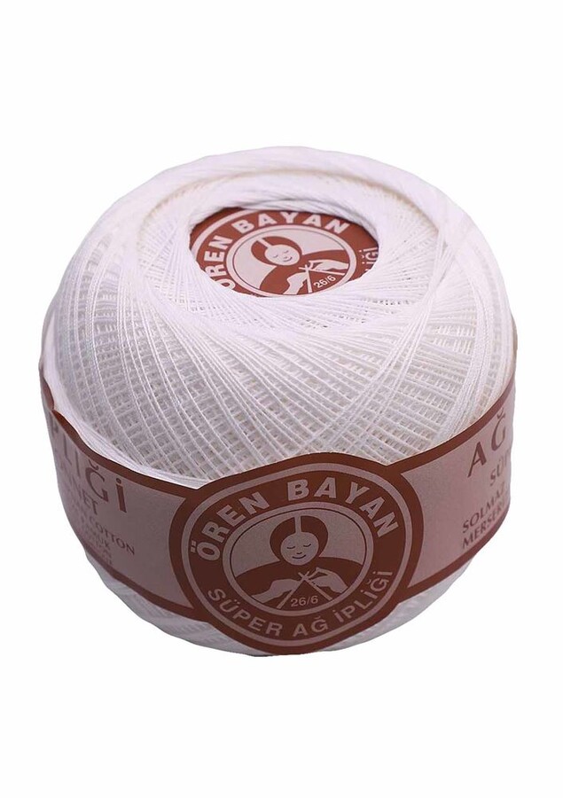 ÖREN B. - ÖREN BAYAN AĞ İPİ 26/6 100 GR 6 ADET ÖREN B. - ÖREN BAYAN AĞ İPİ 26/6 100 GR 6 ADET