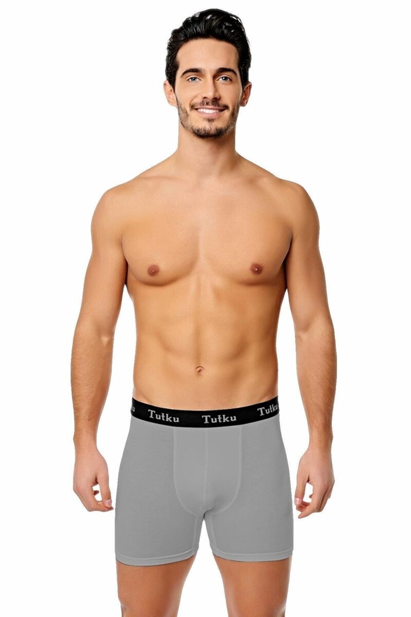 TUTKU ERKEK ELASTAN SPOR BOXER TER0400 6 ADET