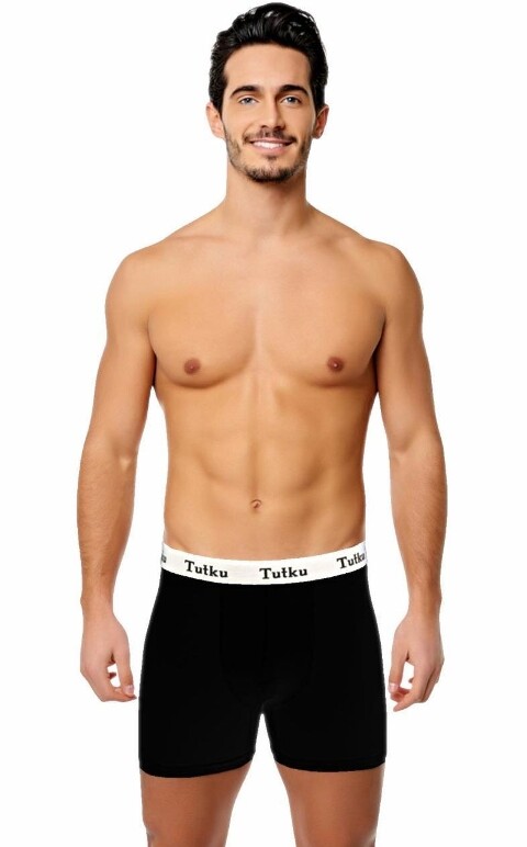 TUTKU ERKEK ELASTAN SPOR BOXER TER0400 6 ADET - Thumbnail